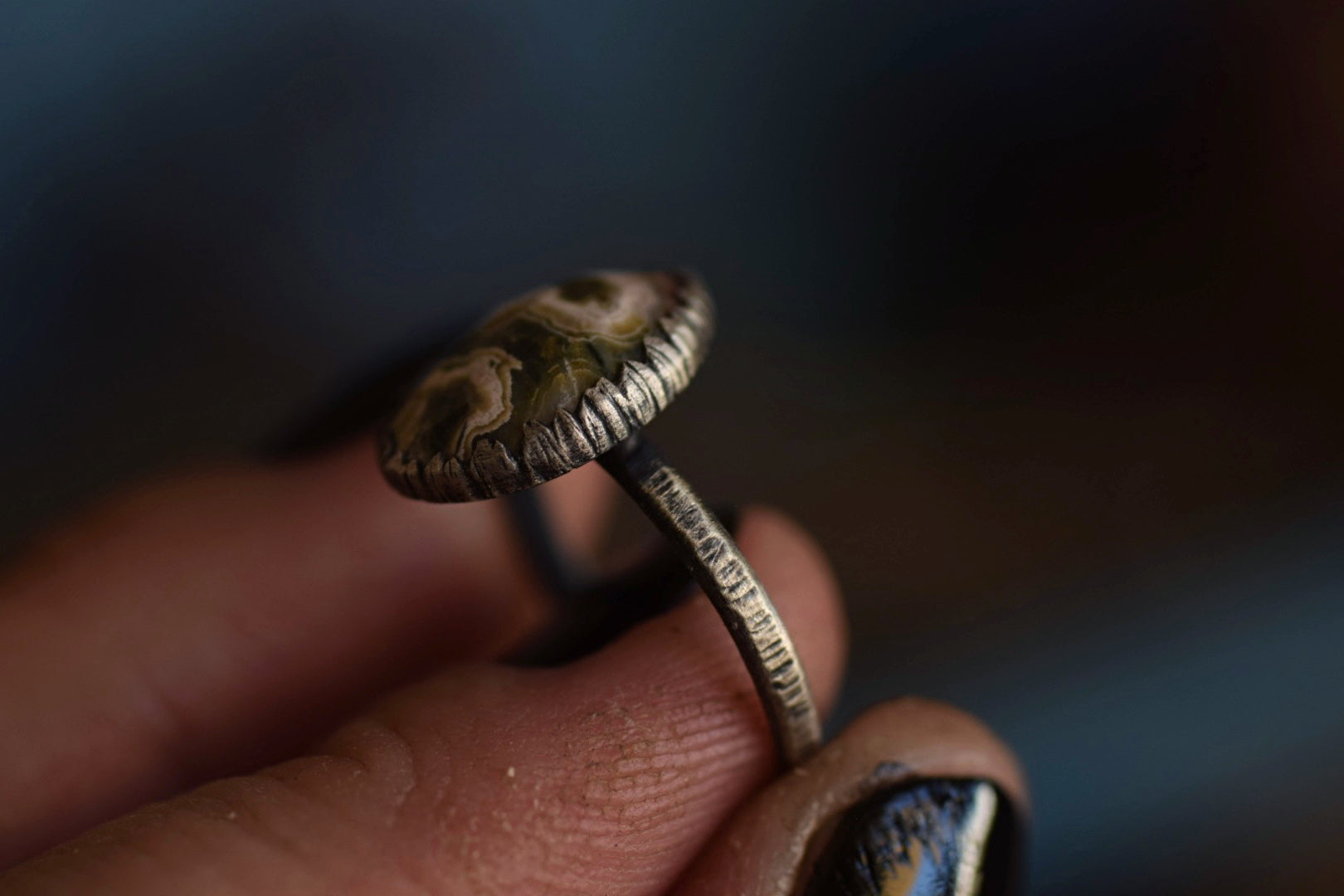 Ocean Jasper Custom Ring