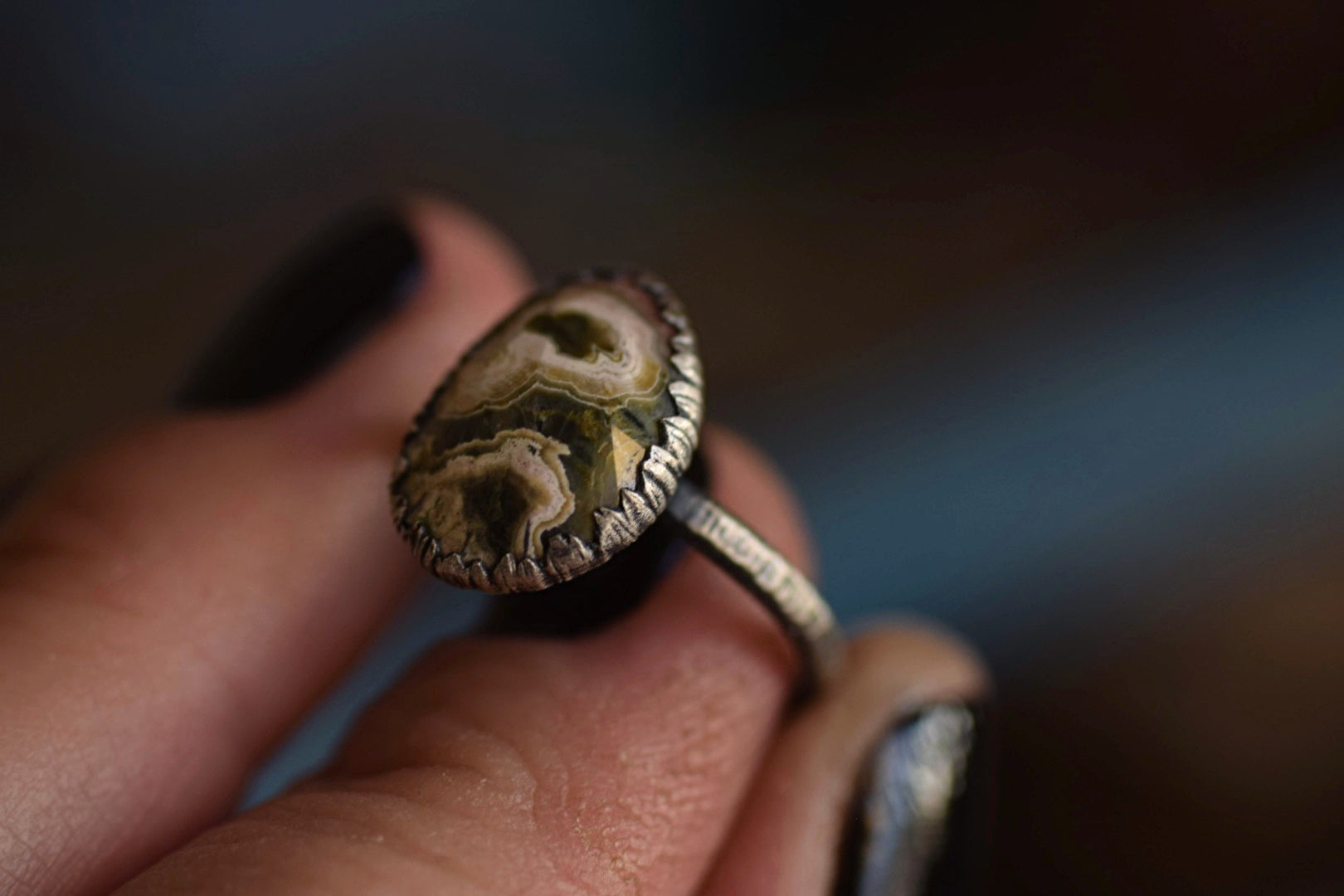 Ocean Jasper Custom Ring