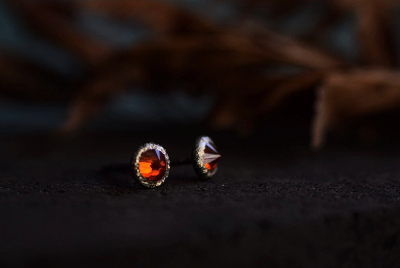 Cubic Zirconia Studs - Three Color Options