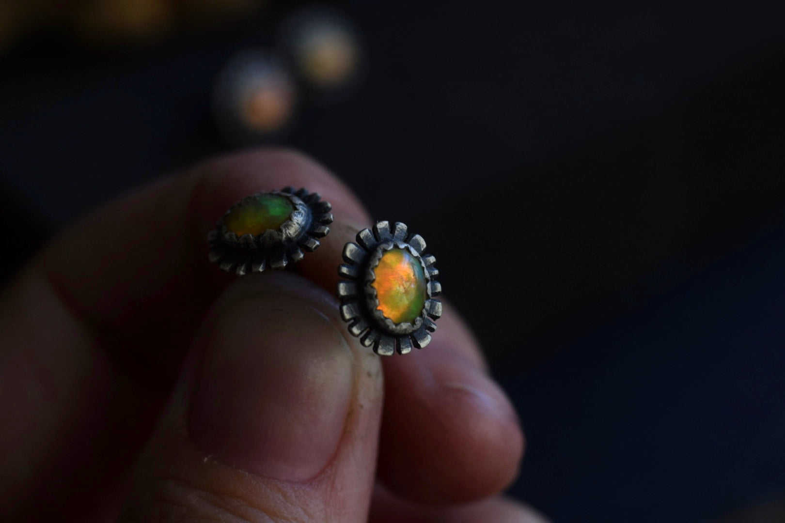 Welo Opal Stud Earrings