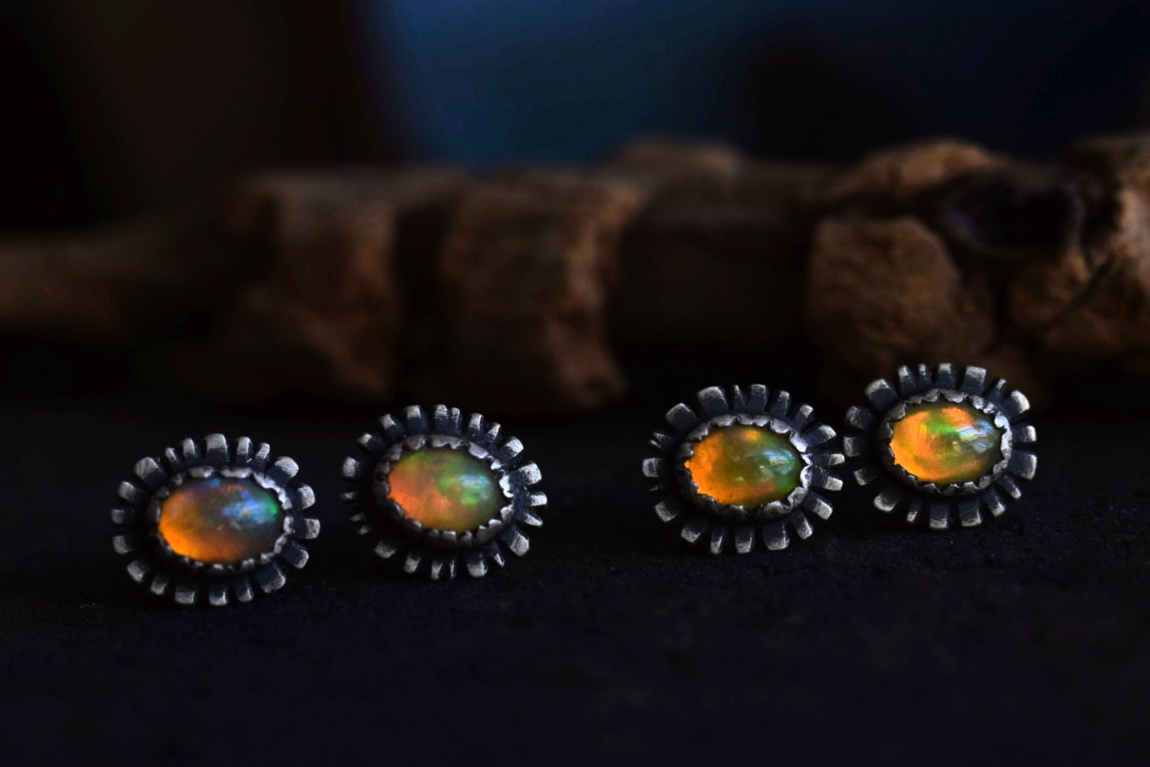 Welo Opal Stud Earrings
