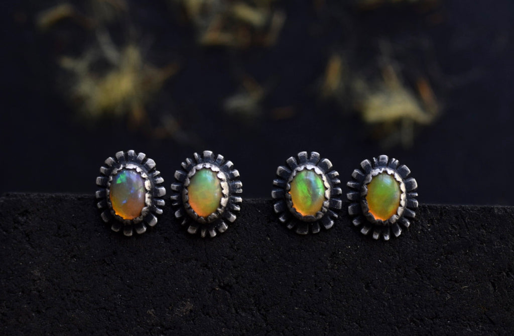 Welo Opal Stud Earrings