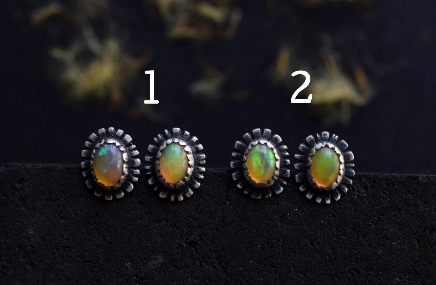 Welo Opal Stud Earrings