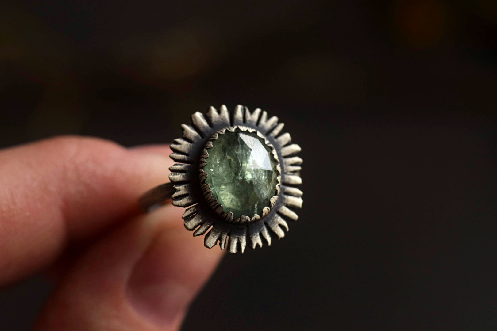 Mint Green Kyanite Ring