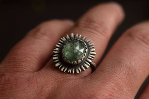 Mint Green Kyanite Ring
