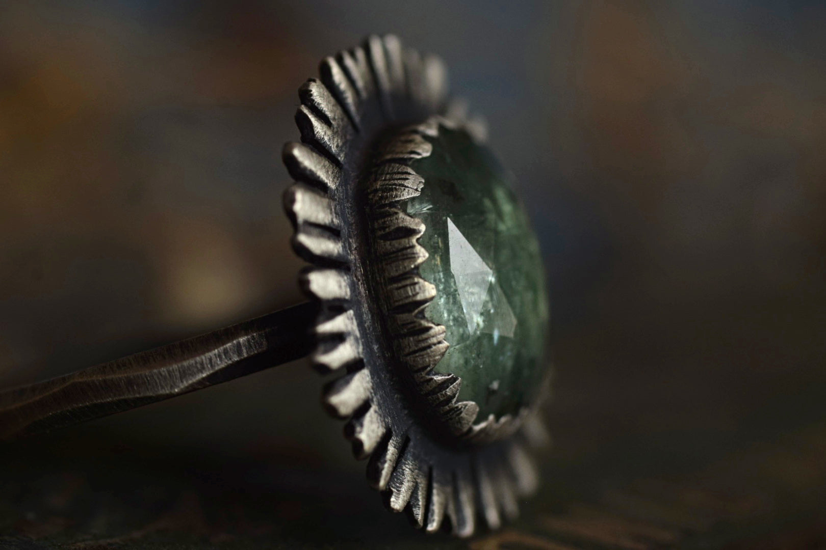 Mint Green Kyanite Ring