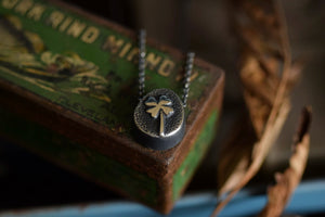 Four Leaf Clover Floating Necklace