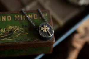 Four Leaf Clover Floating Necklace
