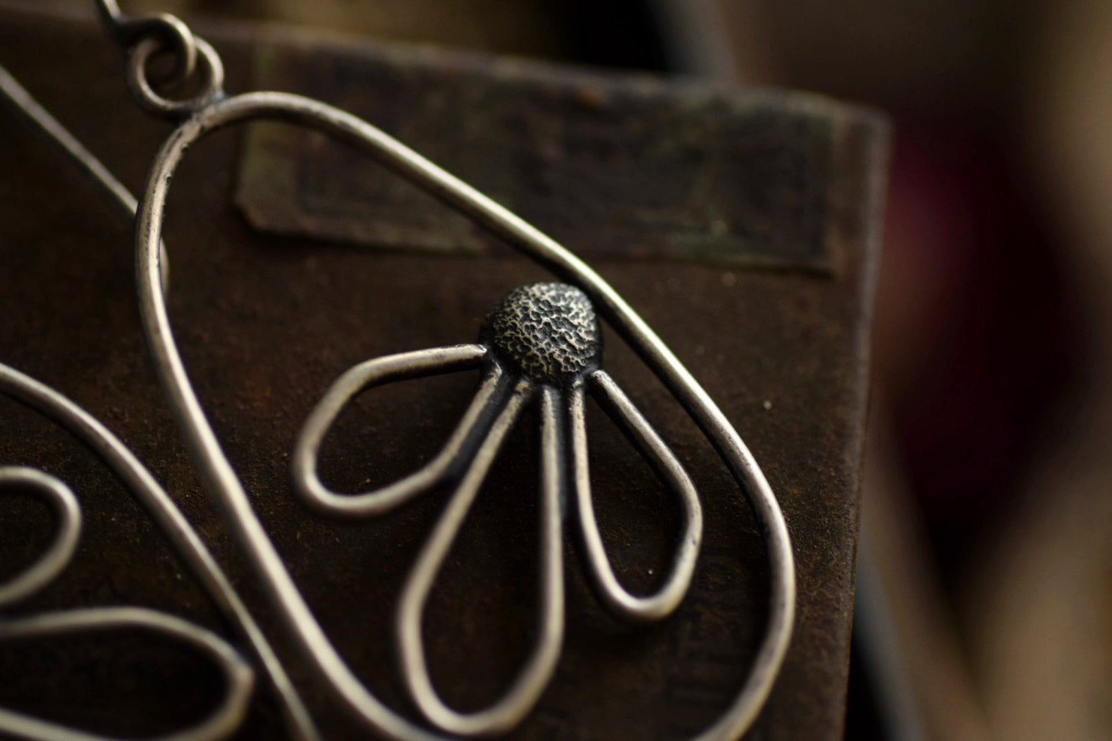 Black Eyed Susan Dangle Earrings