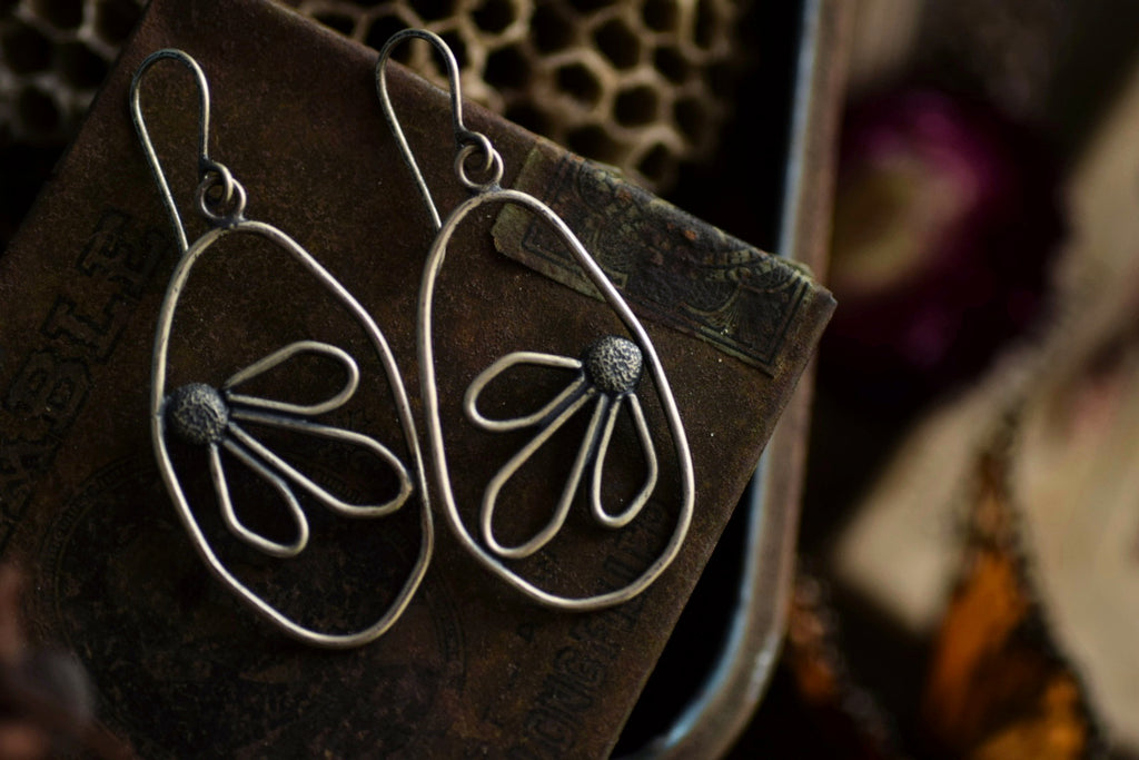 Black Eyed Susan Dangle Earrings