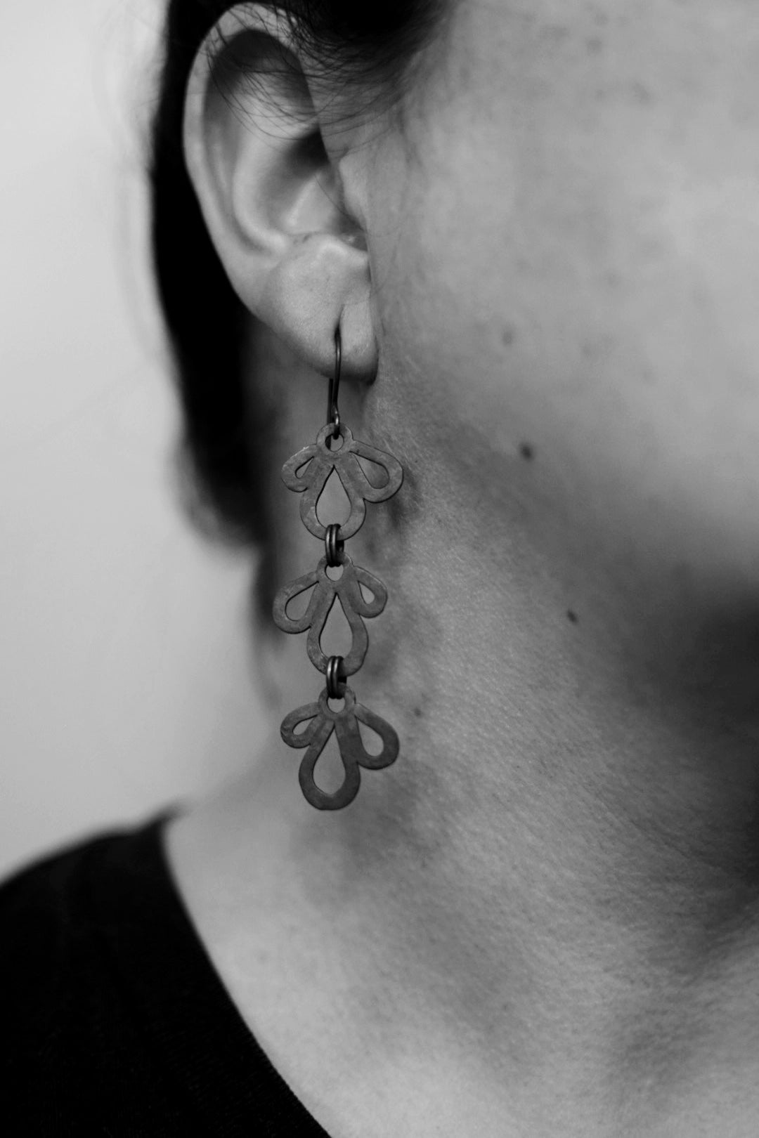 Daisy Chain Dangle Earrings - Made to Order
