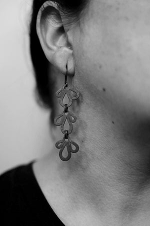 Daisy Chain Dangle Earrings - Made to Order