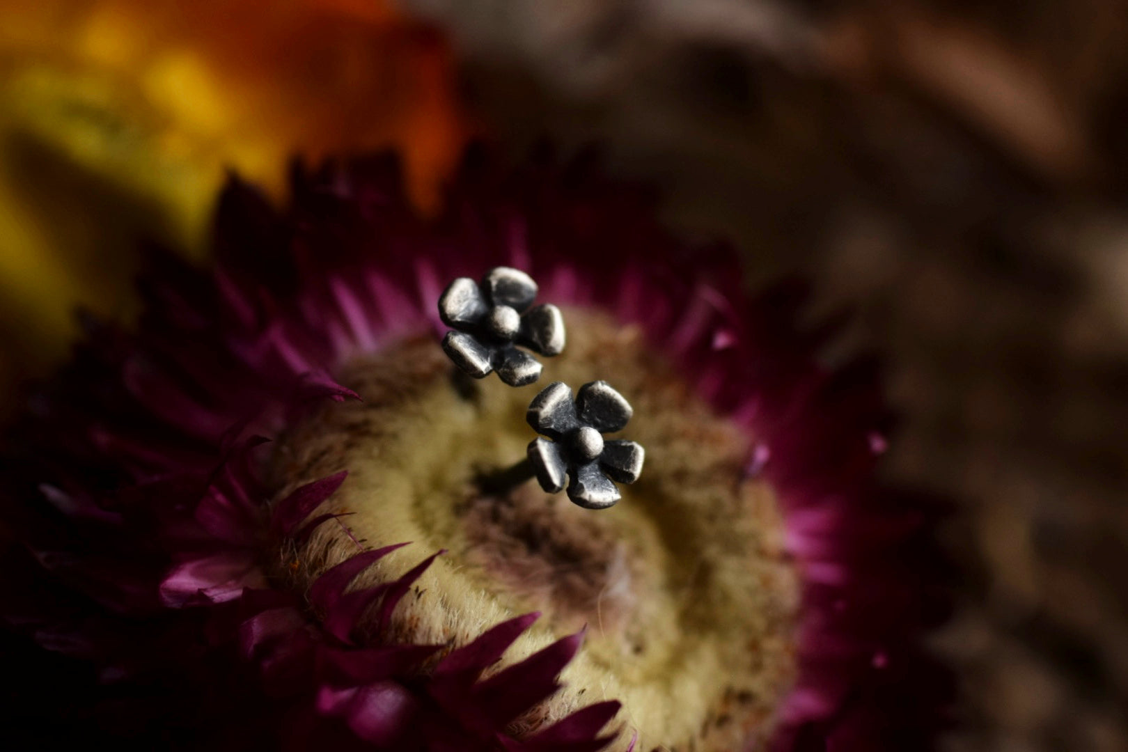Teeny Flower Studs