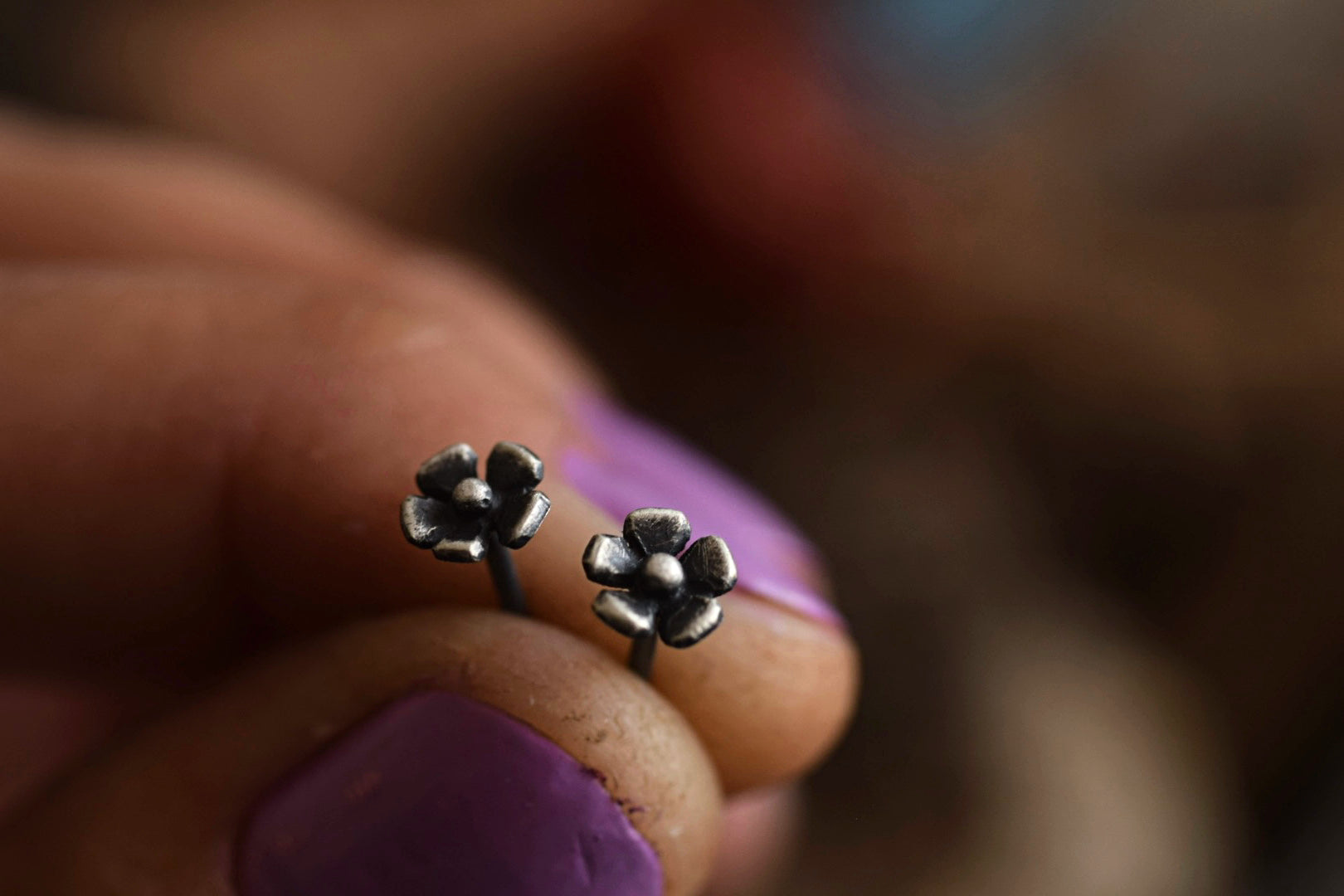 Teeny Flower Studs