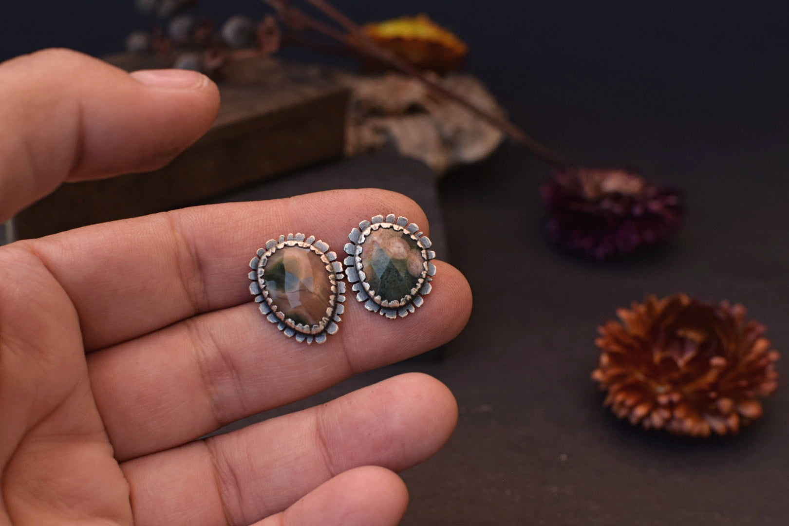 Ocean Jasper Earrings