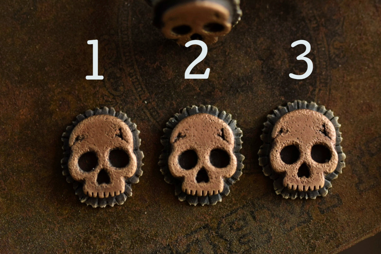 Marigold Skull Rings