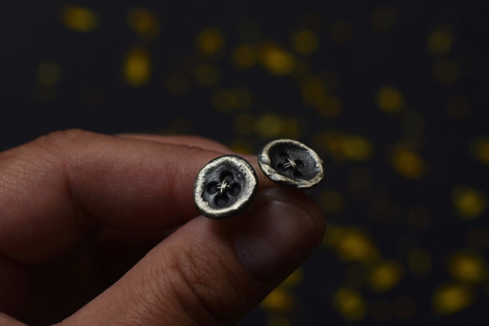 Melted Button Studs