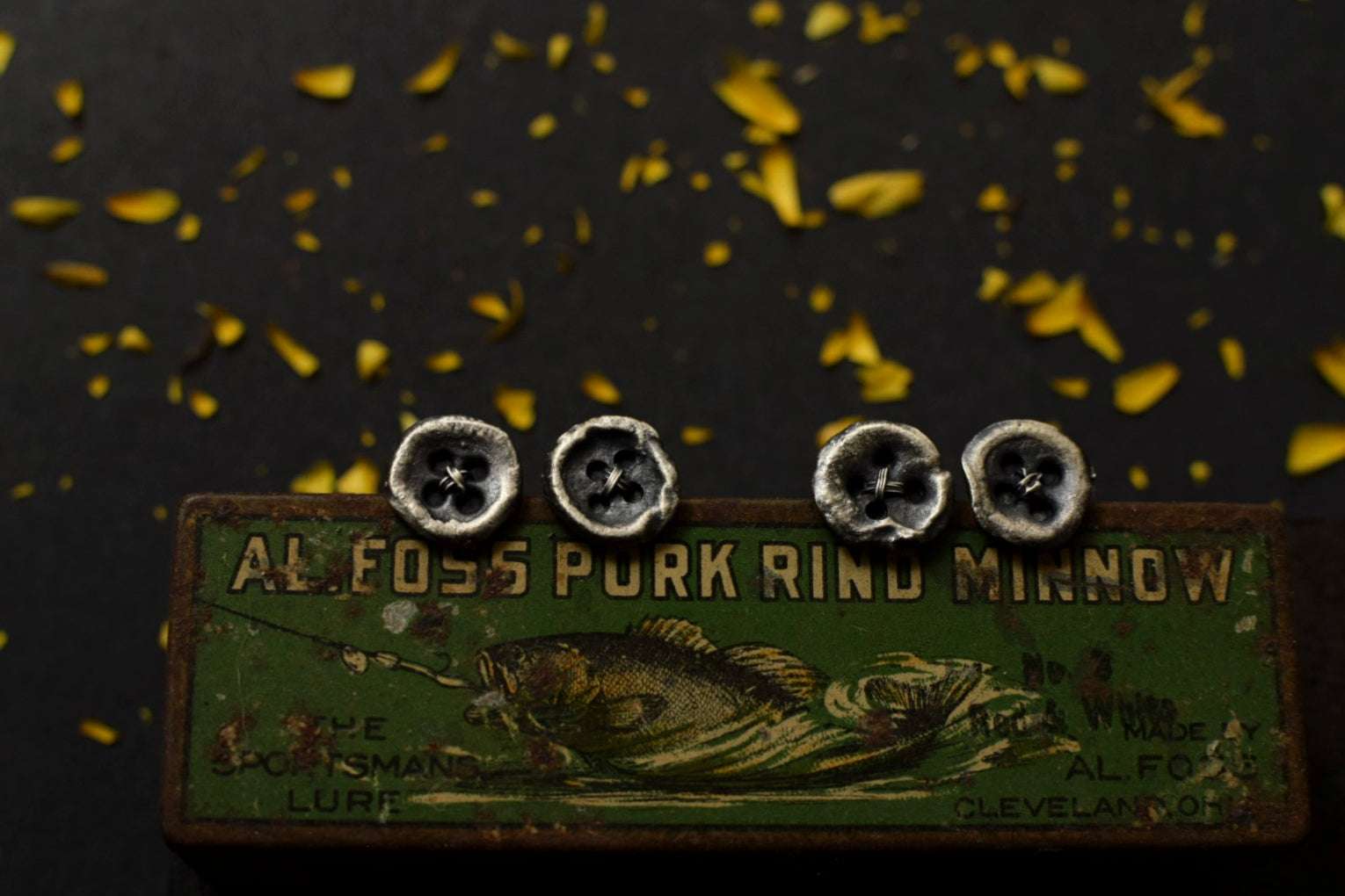 Melted Button Studs