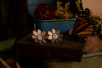 Daisy Earrings - Reclaimed Copper