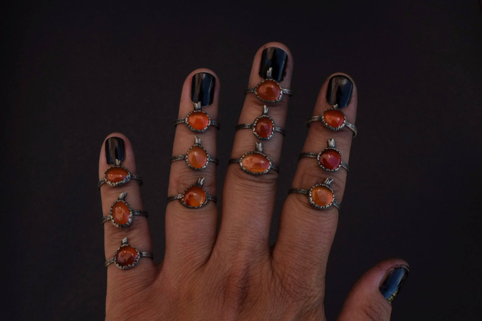 Pumpkin Stacking Rings