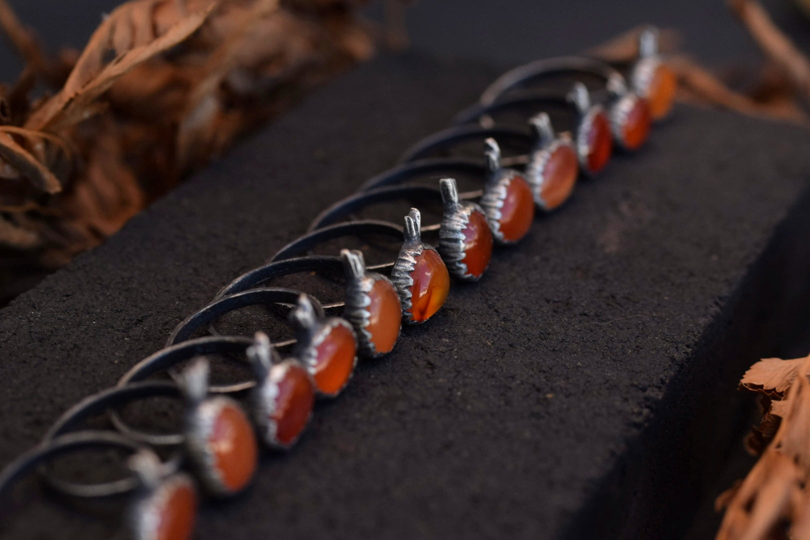 Pumpkin Stacking Rings