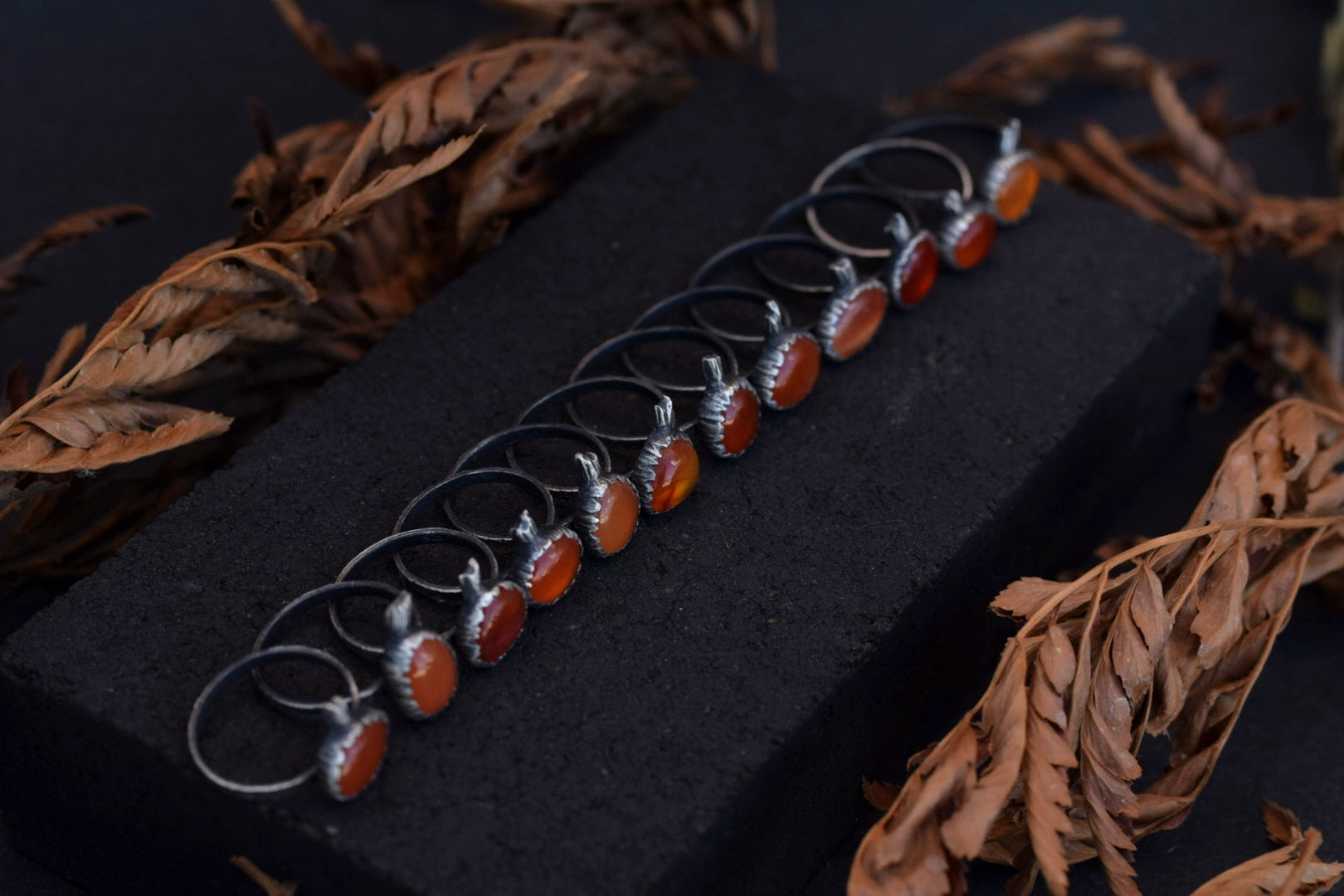 Pumpkin Stacking Rings