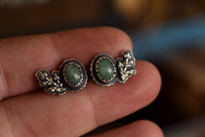 Natural Emerald Stud Climbers