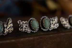 Natural Emerald Stud Climbers