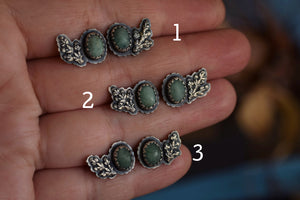 Natural Emerald Stud Climbers