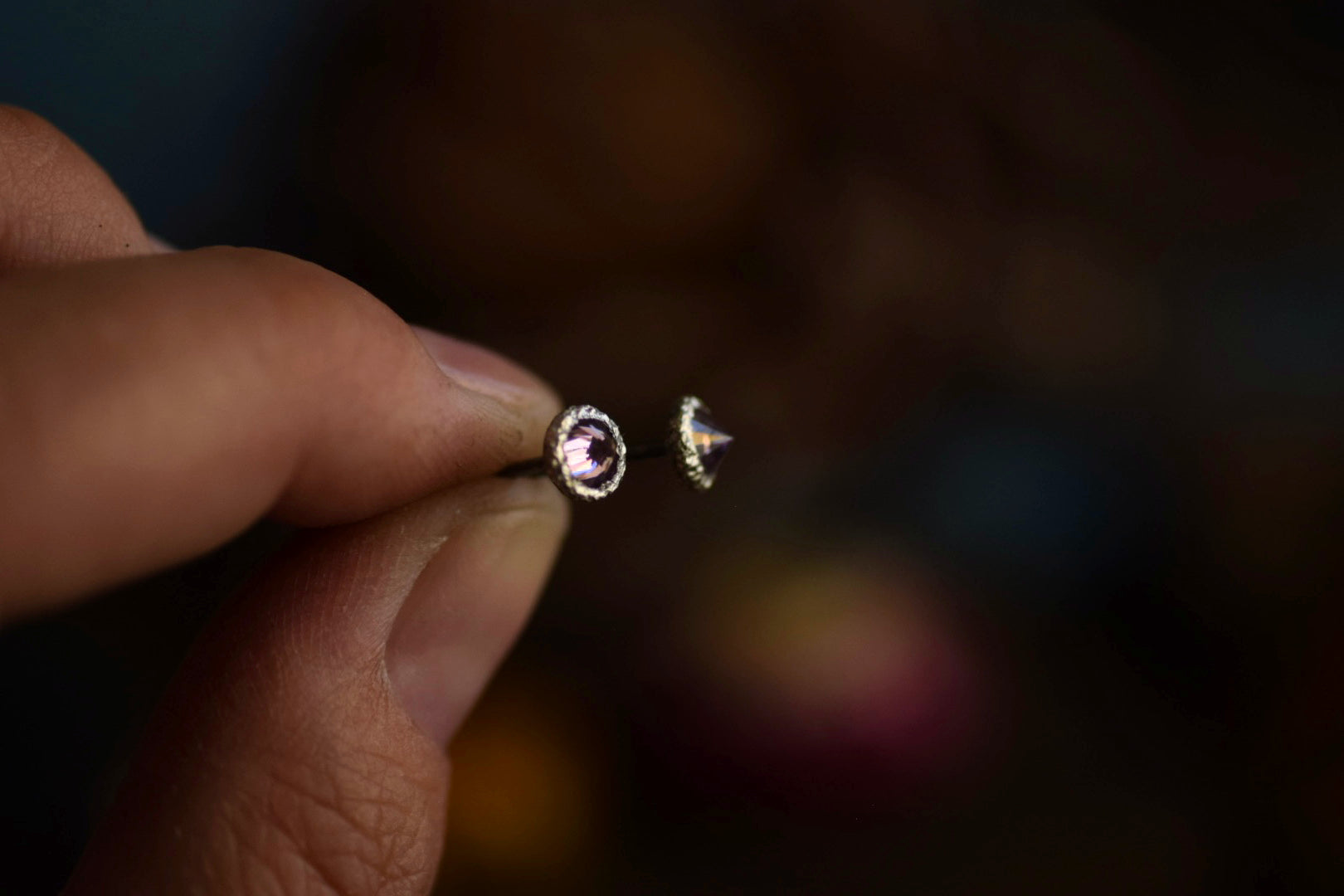 Cubic Zirconia Studs - Two Color Options