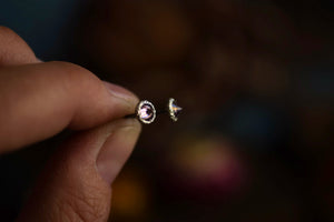 Cubic Zirconia Studs - Two Color Options