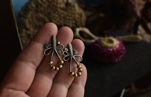 Floral Collage - Beaded Earrings