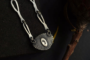 Breakthrough - Ocean Jasper & Sterling Silver Statement Necklace