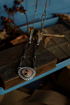Breakthrough - Ocean Jasper & Sterling Silver Statement Necklace