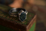 Moss Agate Ring - Size 10