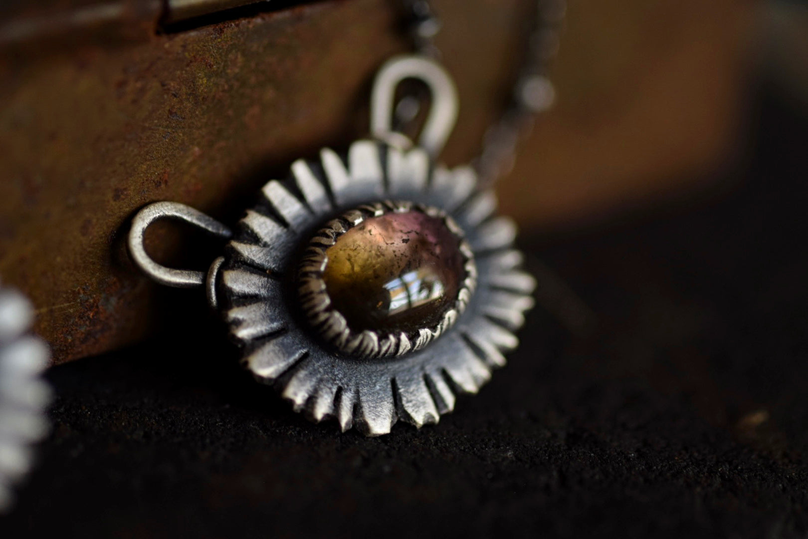 Bicolored Tourmaline Everyday Necklace