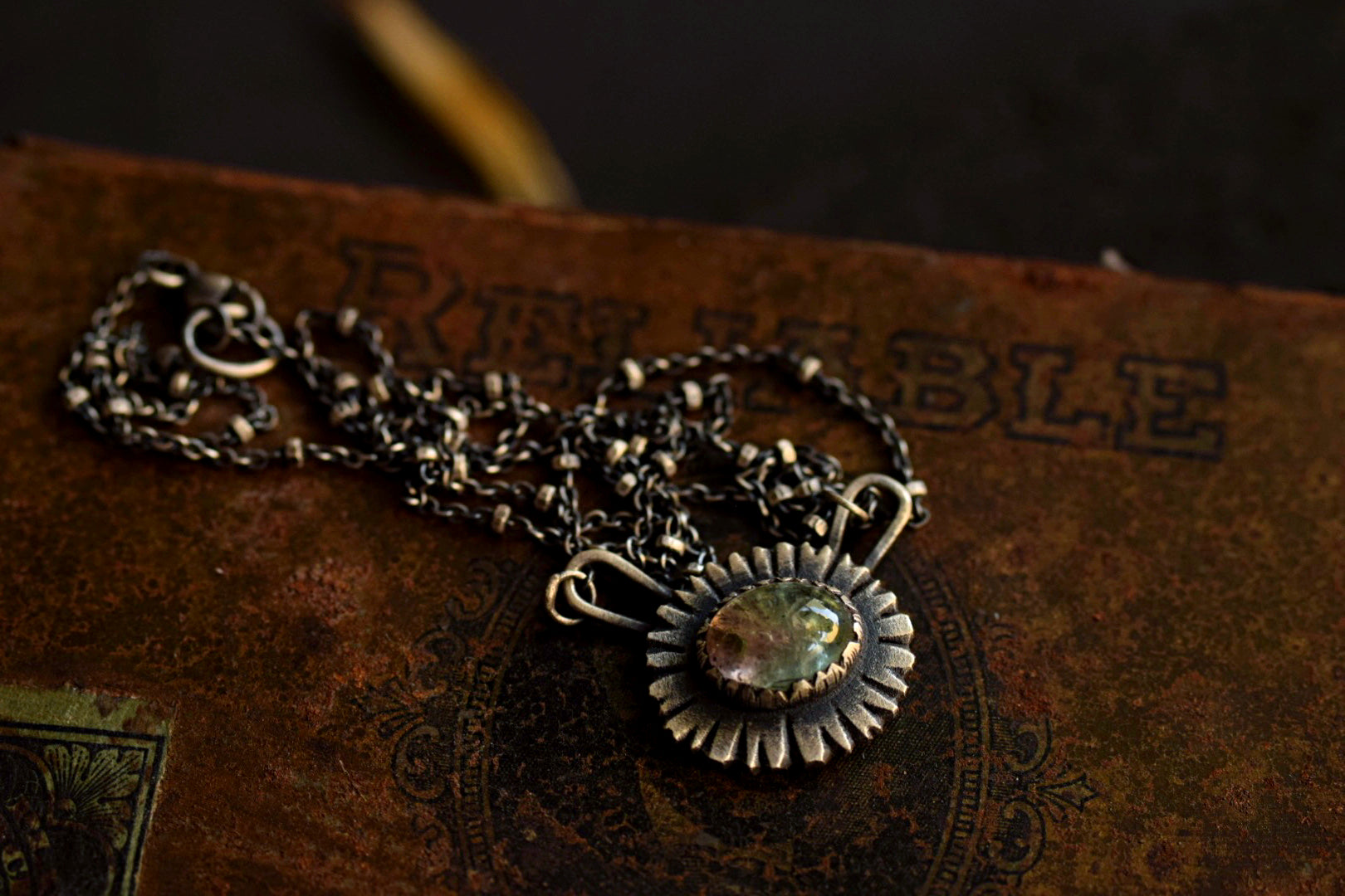 Bicolored Tourmaline Everyday Necklace