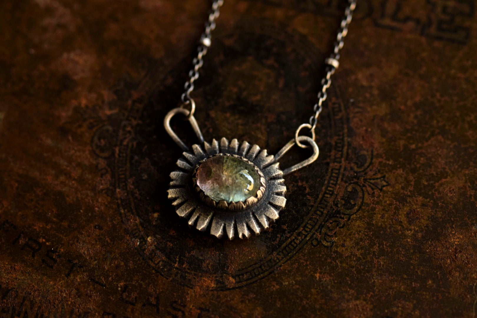 Bicolored Tourmaline Everyday Necklace
