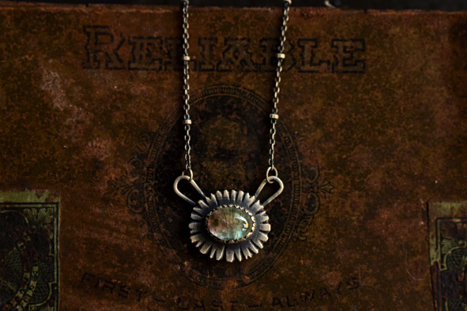 Bicolored Tourmaline Everyday Necklace