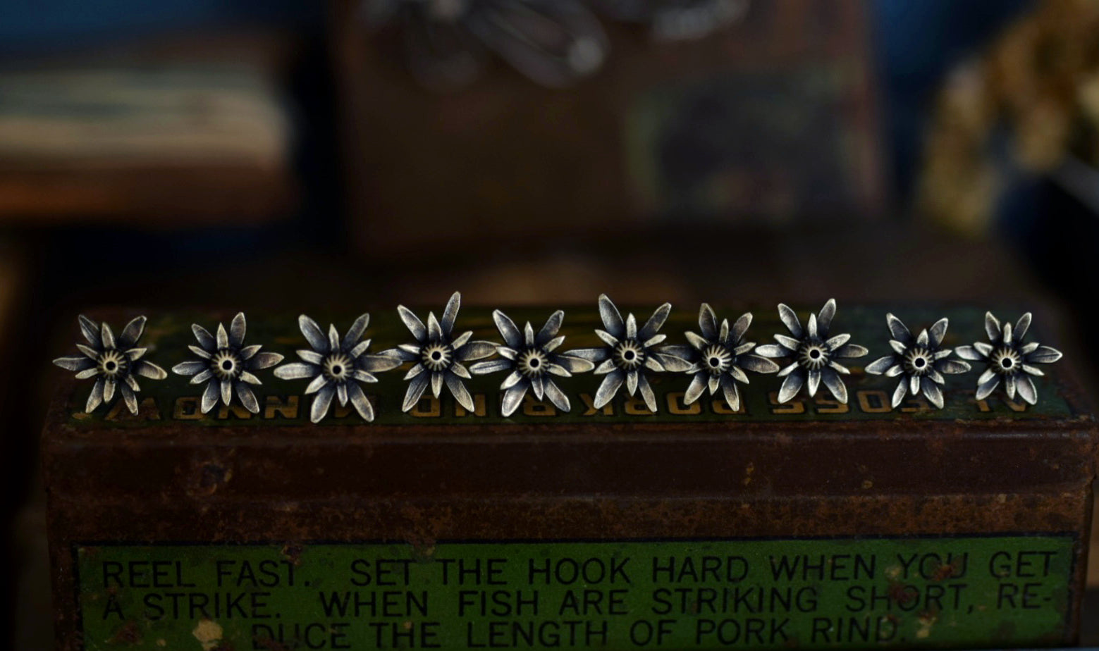 Roadside Attraction - Handcrafted Flower Studs