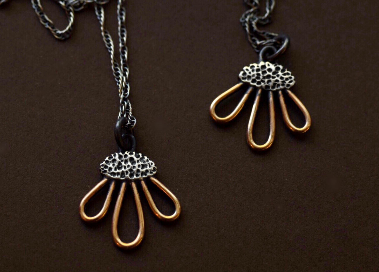 Black-Eyed Susan Necklace