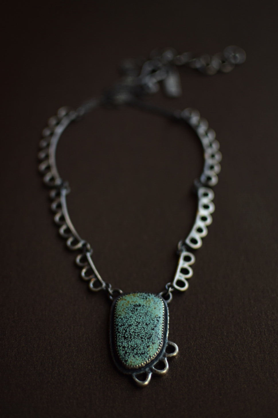 Number 8 Turquoise Overgrowth Statement Necklace