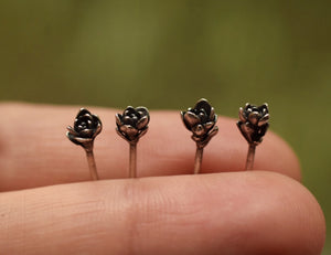 XTiny Succulent Studs -Sterling Silver
