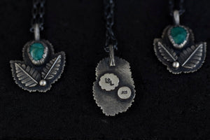 Turquoise Leaves Necklace