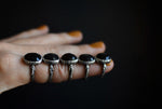 Rainbow Obsidian Fern Rings