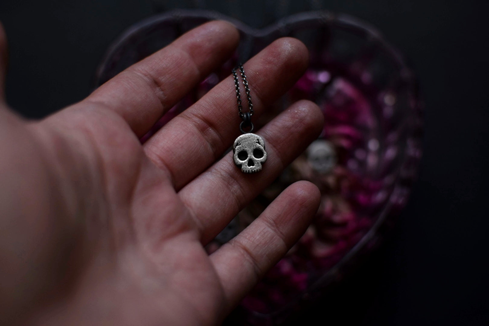 Skull Charm Necklace - MADE TO ORDER