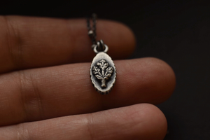 Lucky Fern Flame Necklace