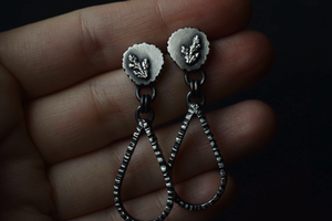 Fern & Bark Drop Post Dangles