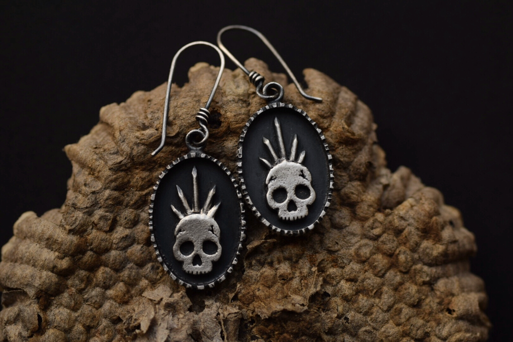 Crowned Skull Dangles