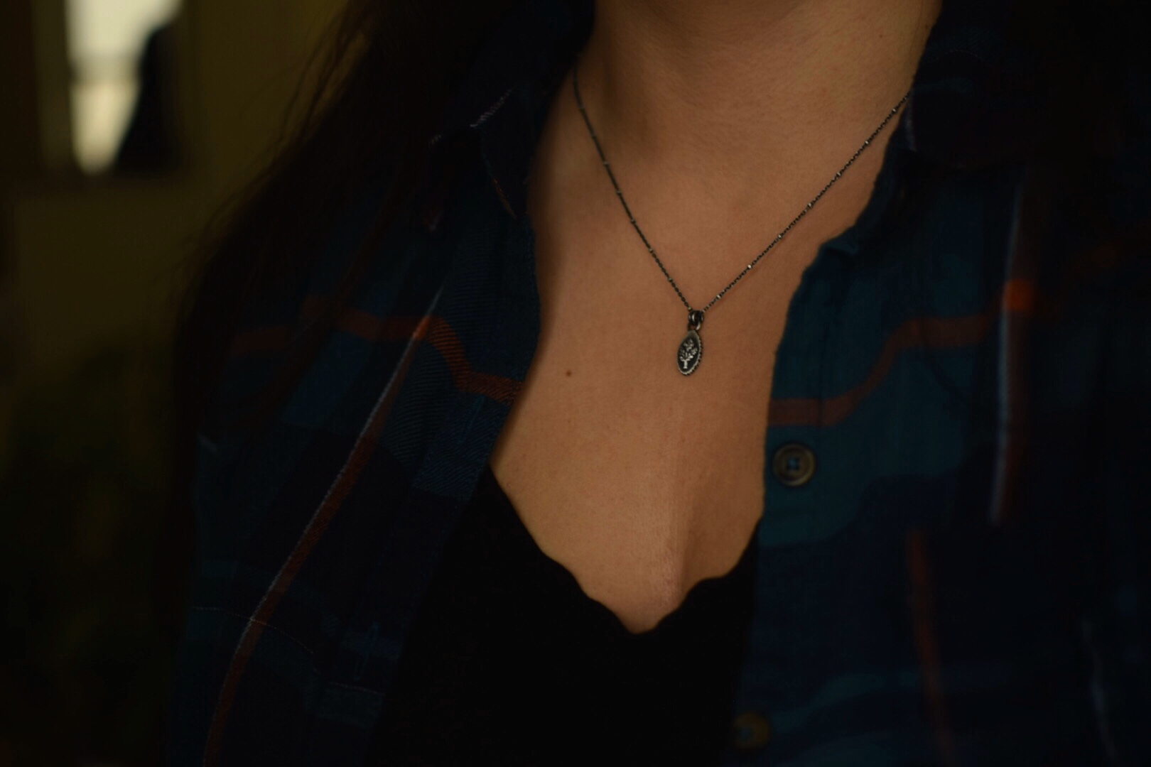 Lucky Fern Flame Necklace